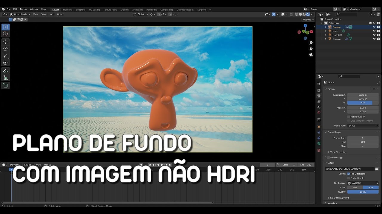 PLANO DE FUNDO COM IMAGENS NÃO HDRIs