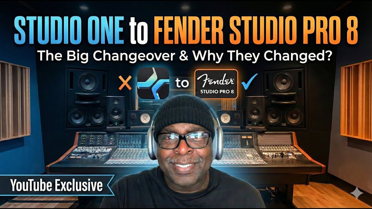 STUDIO ONE IS NOW FENDER STUDIO PRO 8 WHY?