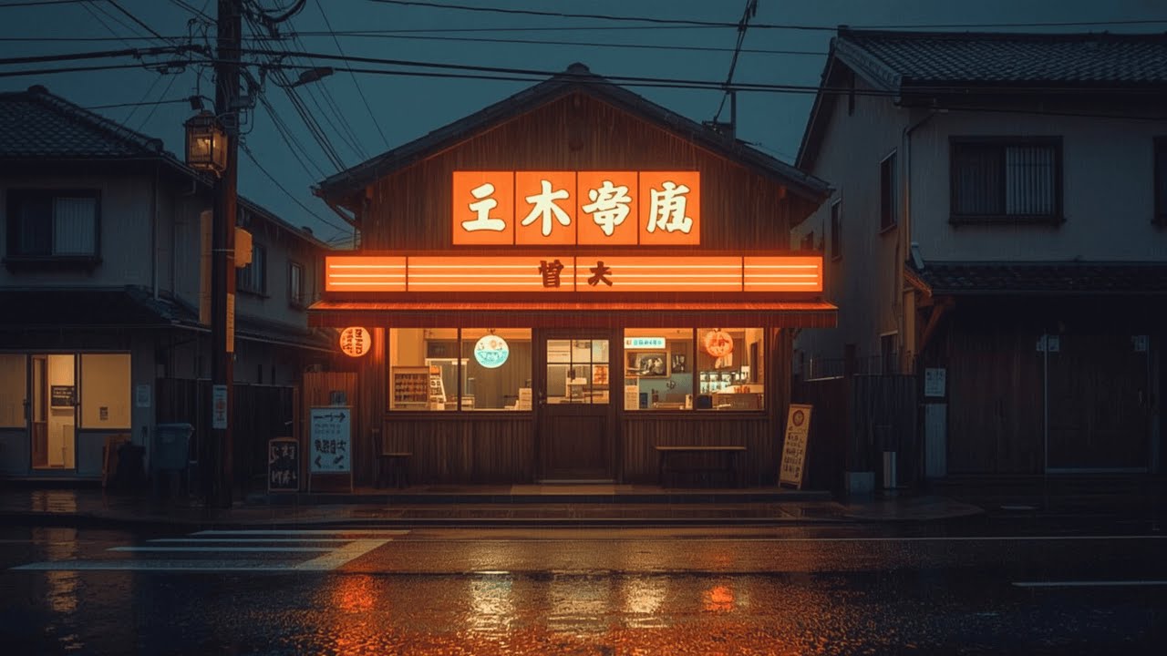 Neon Lights & Rain | Japanese Night Lofi Ambience
