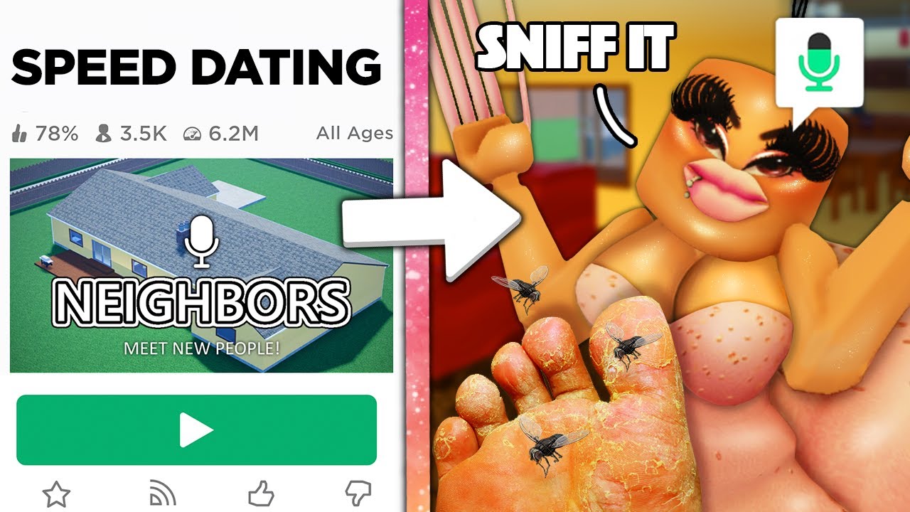 THIS ROBLOX SPEED DATING GAME IS SUS 😳 (VOICE CHAT)