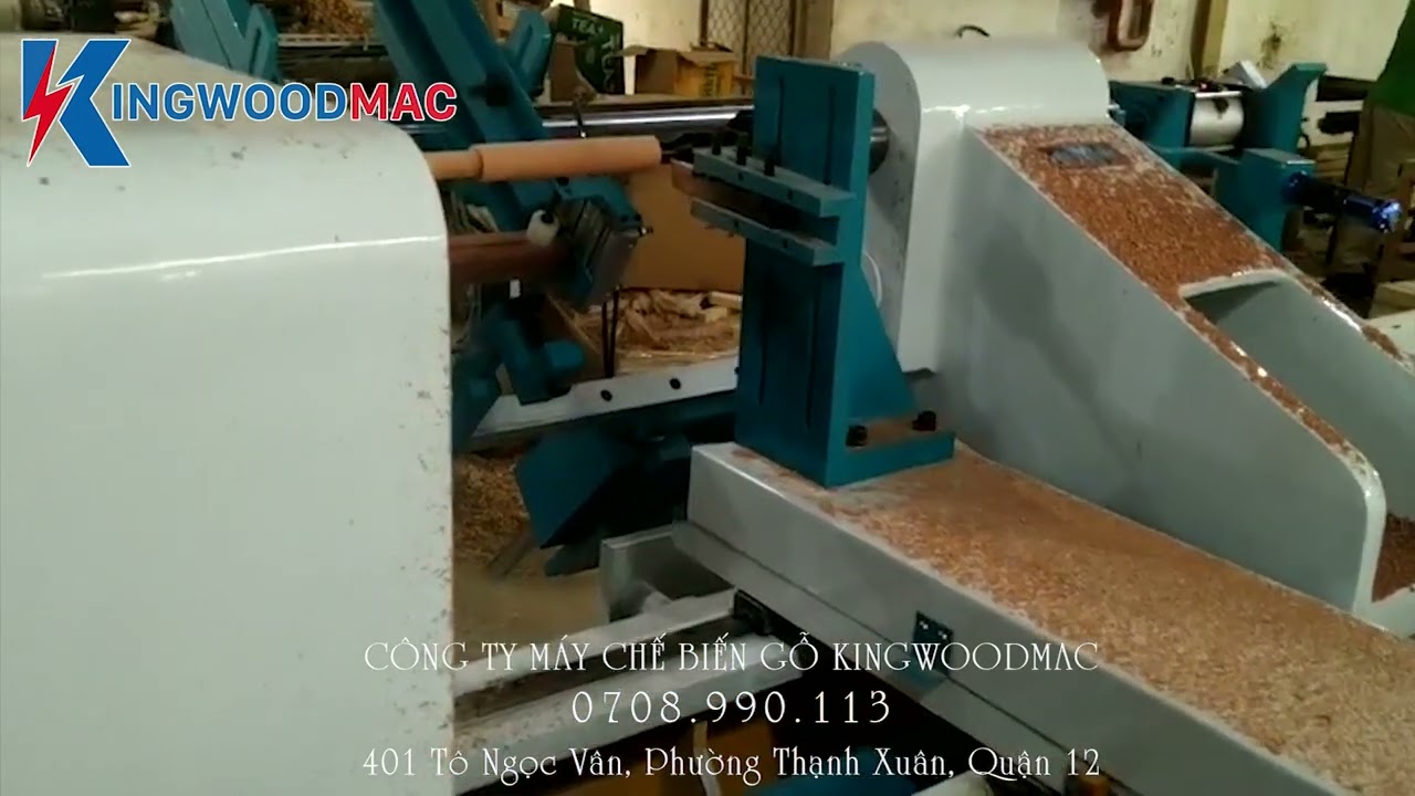 CNC Lathe Machine Auto Feeding - M&aacute;y tiện tự động nạp ph&ocirc;i KW 1520 AF Kingwoodmac tập46