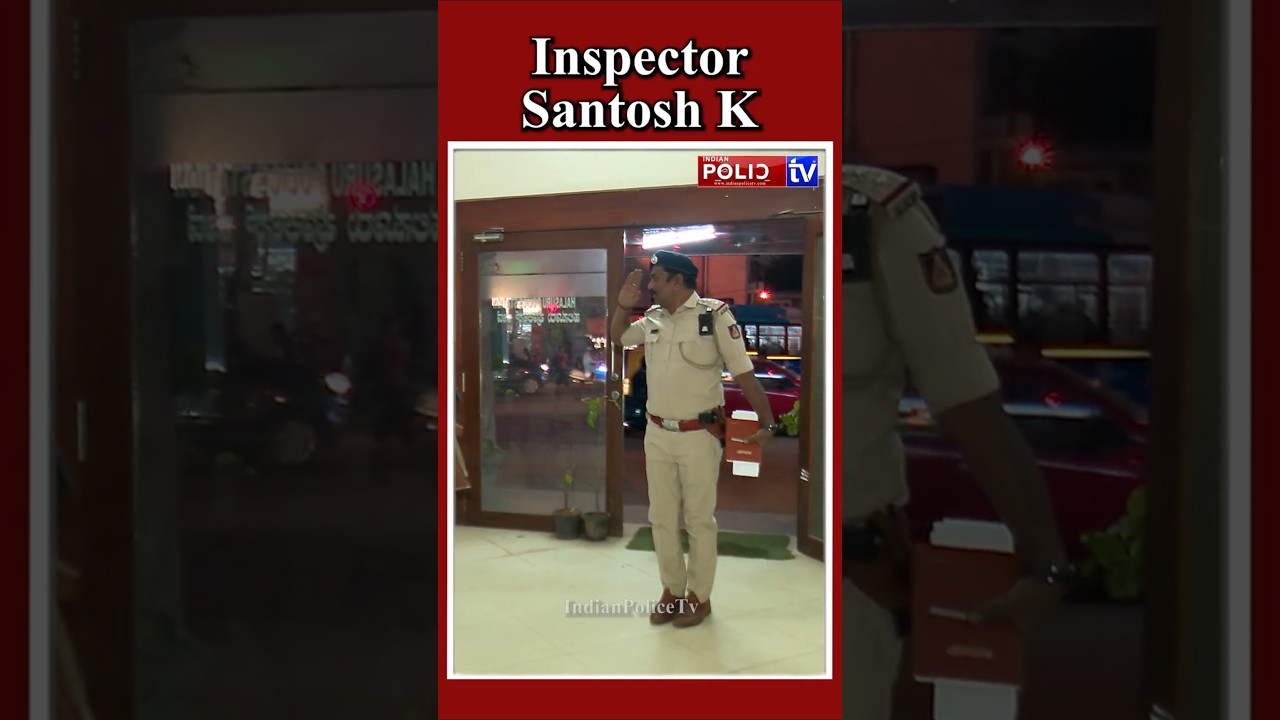 #motivation Police Inspector Santosh K, Halasuru Police Station...! Bengaluru City Police..