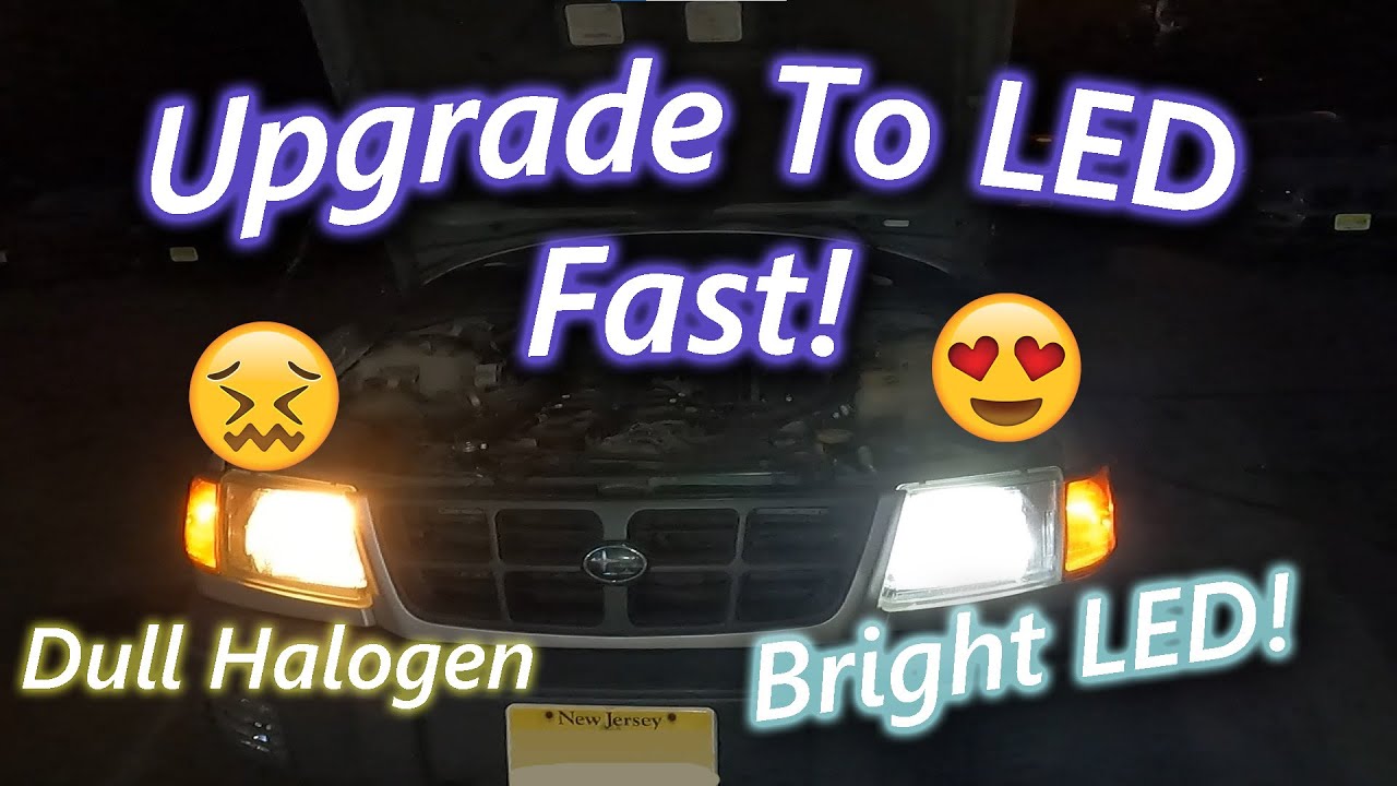 Subaru Forester LED Headlight, Fog Light and Reverse Light DIY