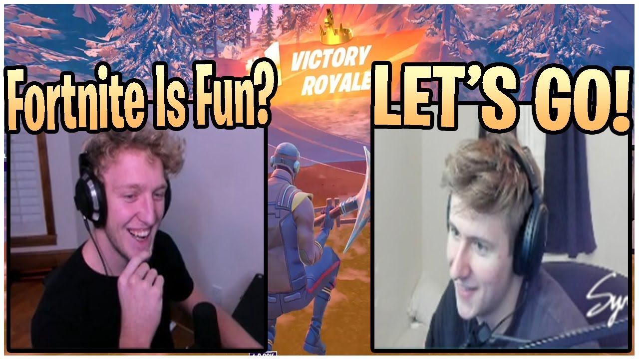 Tfue & Symfuhny Return To Dominate Tilted Towers Together & React To All The New Content In Fortnite
