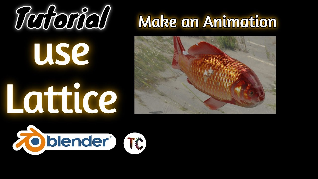 Blender Easy Fish animation with lattice(Beginner Tutorial). Like Share Subscribe....