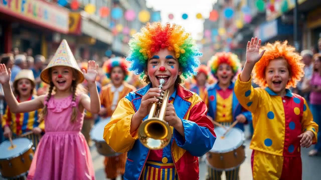 Clown & Circus Music for Kids 🎪 Fun Background Music for Party, Play & Creativity