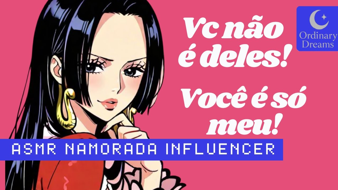 Ela assumiu o namoro… e agora está com ciúmes | Roleplay Influencer [Boa Hancock ASMR]