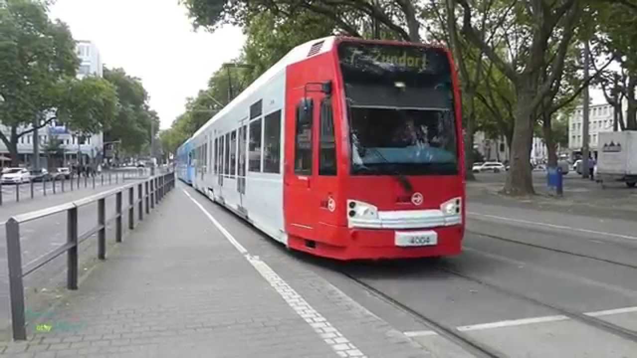 Trams in Cologne, Germany - Cologne Stadtbahn