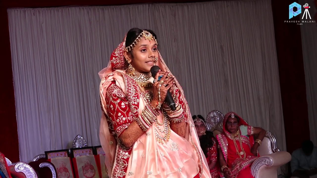 Mumukshu Simran Ben Vidaai Speech | 10 Diksha Mahotsav | Hubli | Pravesh Malani