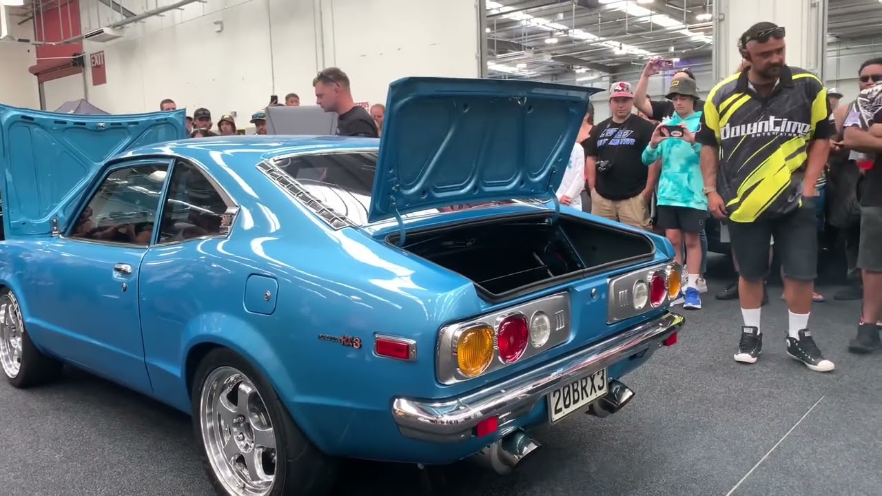 1000WHP 20B Mazda RX3 Revs (Extremely Loud)