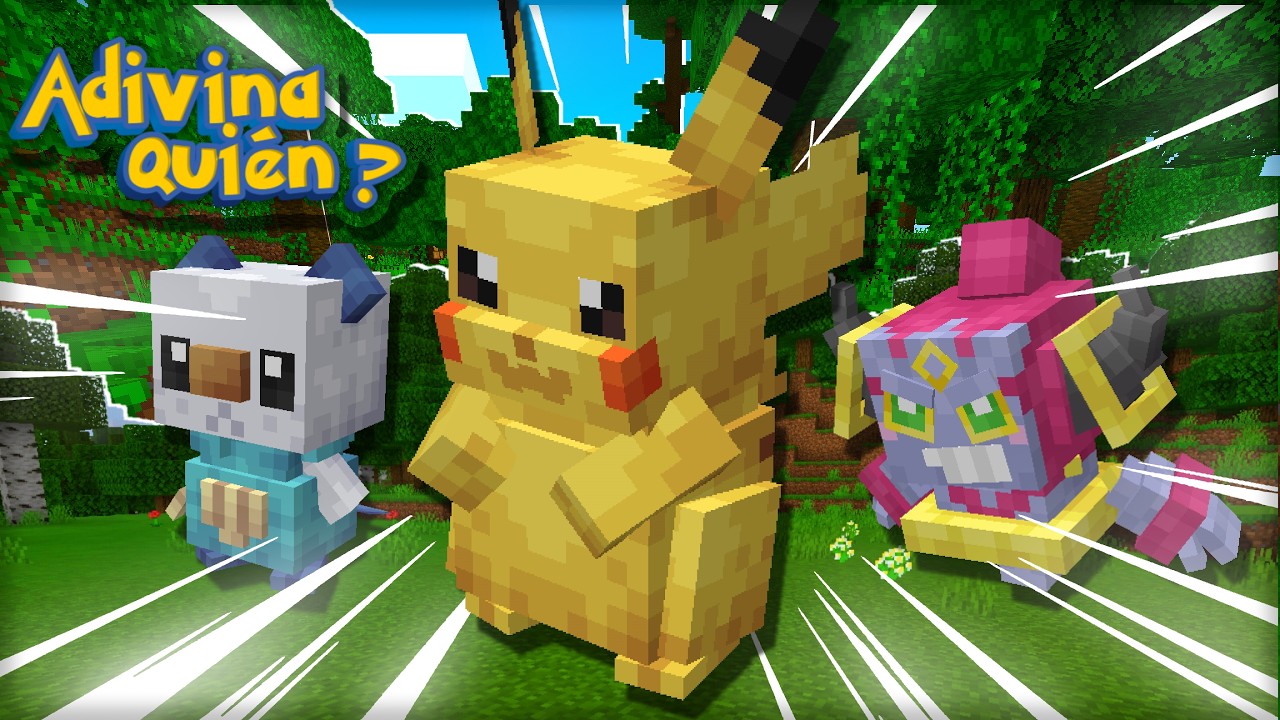¡Adivina el POKÉMON RANDOM en Minecraft! ⚡