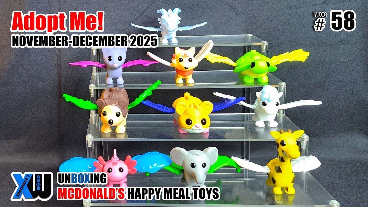 Adopt Me! (от Roblox) | Игрушки из Happy Meal | Ноябрь-декабрь 2025 | Распаковка