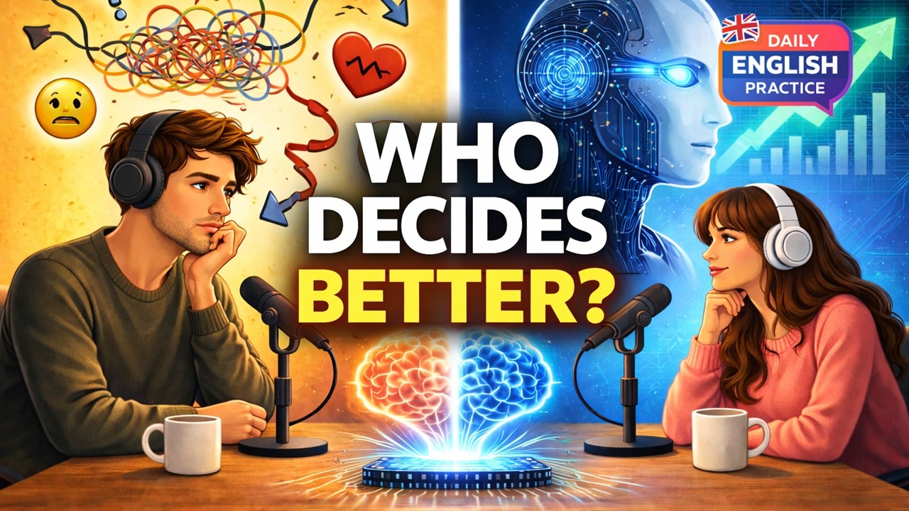 Humans vs AI: Who Makes Better Decisions? | Daily English Practice