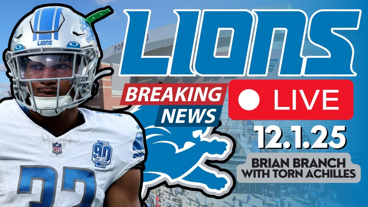 BREAKING NEWS: Brian Branch OUT For The Season With Torn Achilles!