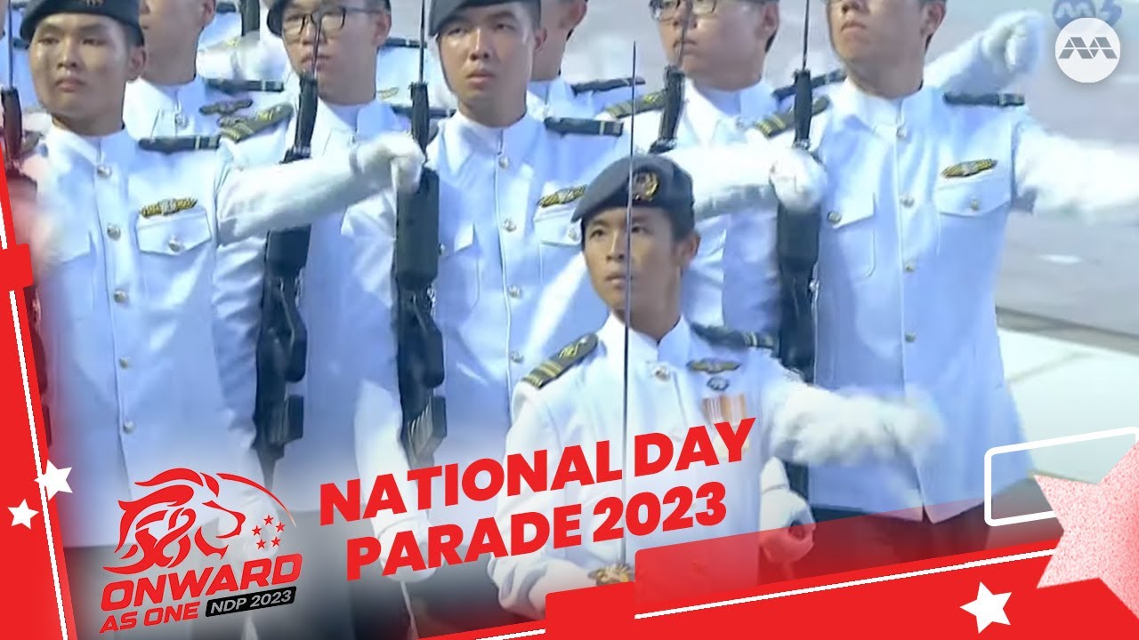 Guard of Honour, Colours march past | National Day 2023 | NDP 2023