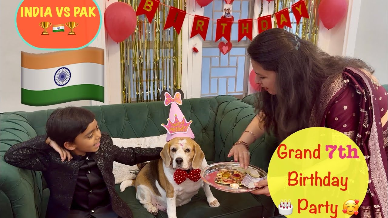 India vs Pak mei jeet🏆 ke Luna ka Birthday aur bhi Grand Celebration ban gaya🎂🏆🥰