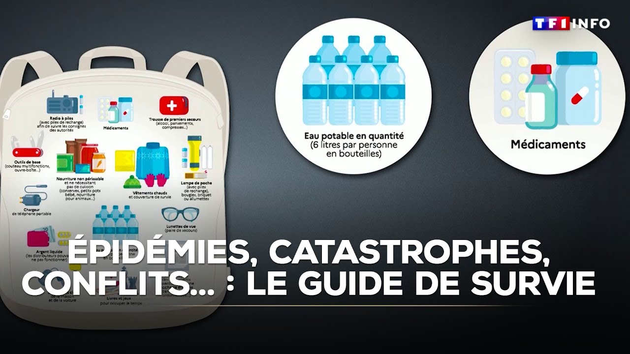 &Eacute;pid&eacute;mies, catastrophes, conflits... : un guide de survie pour &ecirc;tre pr&ecirc;ts｜TF1 INFO