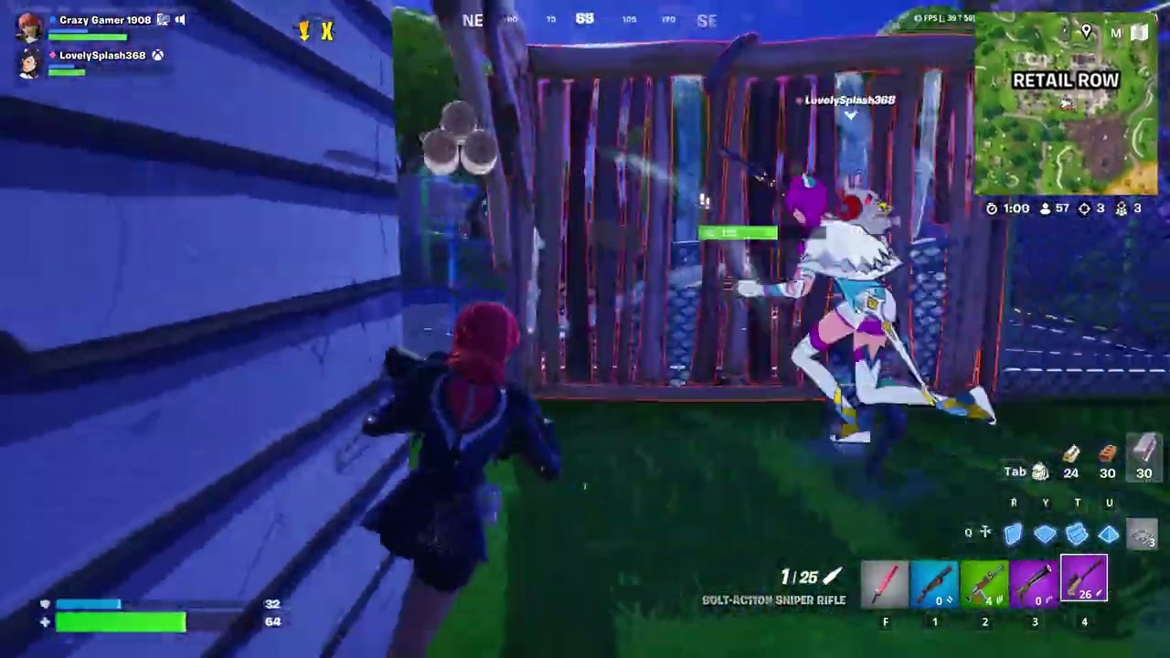 Fortnite with my sis