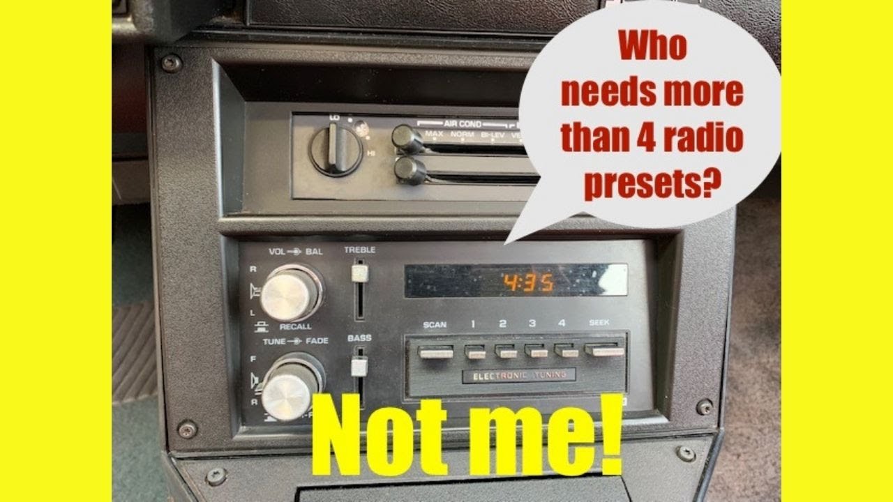 84 Camaro Z28 radio and console replacement