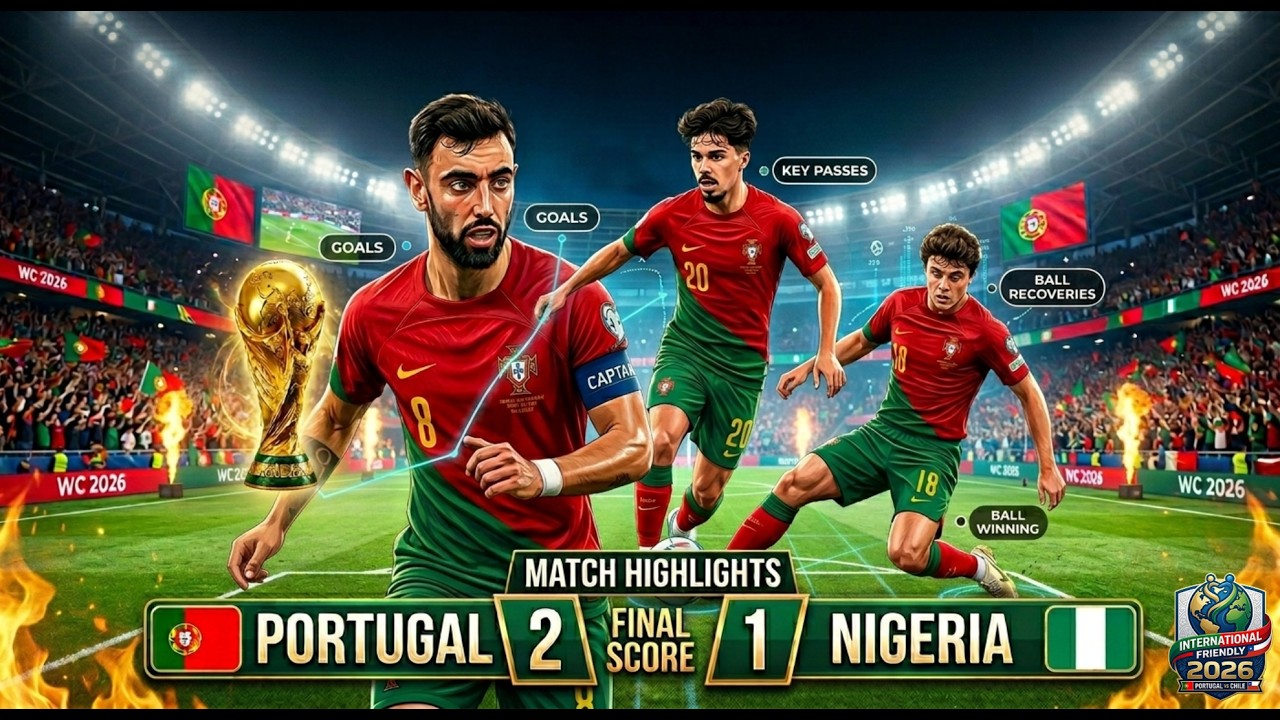 Bruno Fernandes, Vitinha & Neves are COOKING | Portugal vs Nigeria 2-1 Highlights