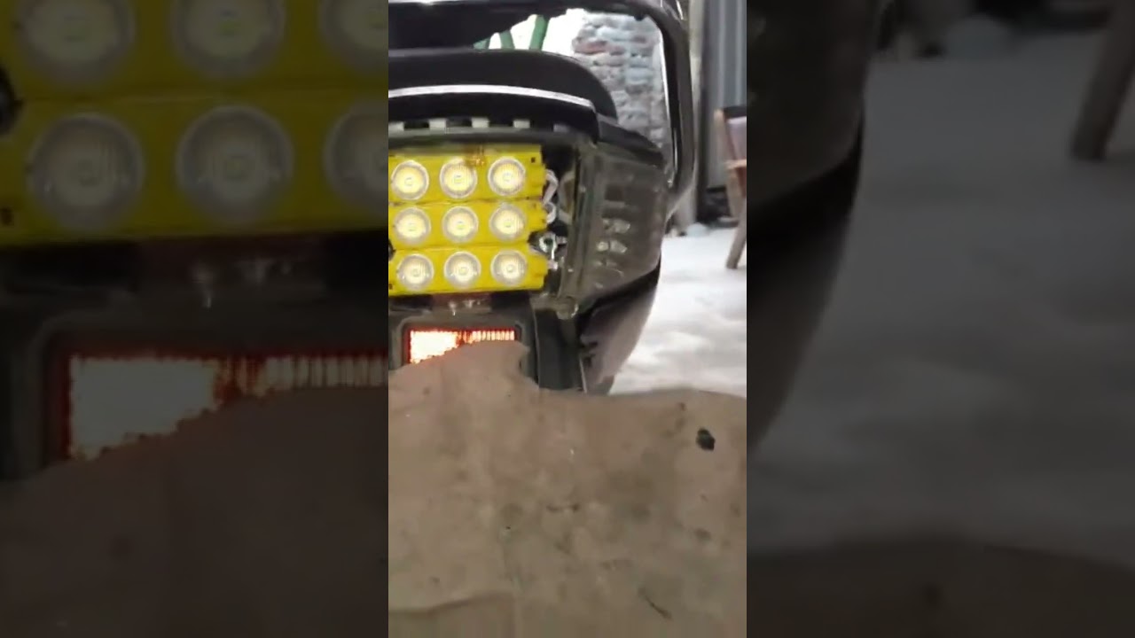 Pasang Lampu Rem Modifikasi Di Supra X Lama #automobile #modified #led #ledlights
