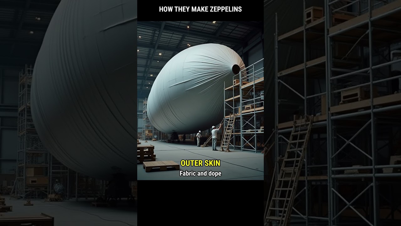 Zeppeliny miały 800 st&oacute;p długości... Oto jak je zbudowano 🛩️