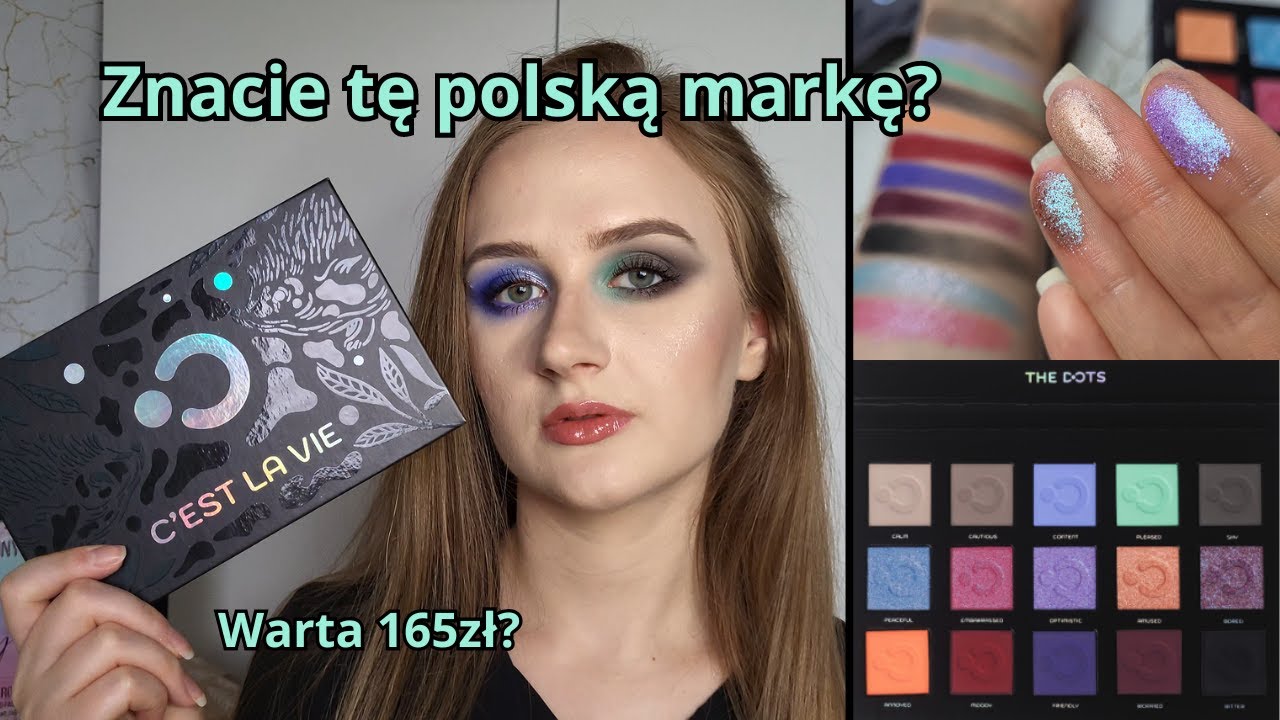 Test polskiej marki The Dots Cosmetics C'est la vie | 4 makijaże + swatches