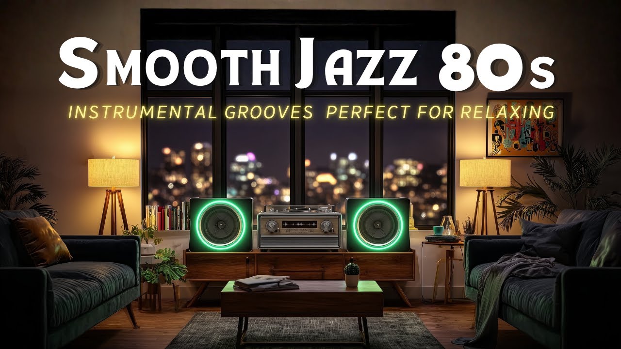 Smooth Jazz 80s 🌃 Neon Living Room Grooves for Late Night Relaxation