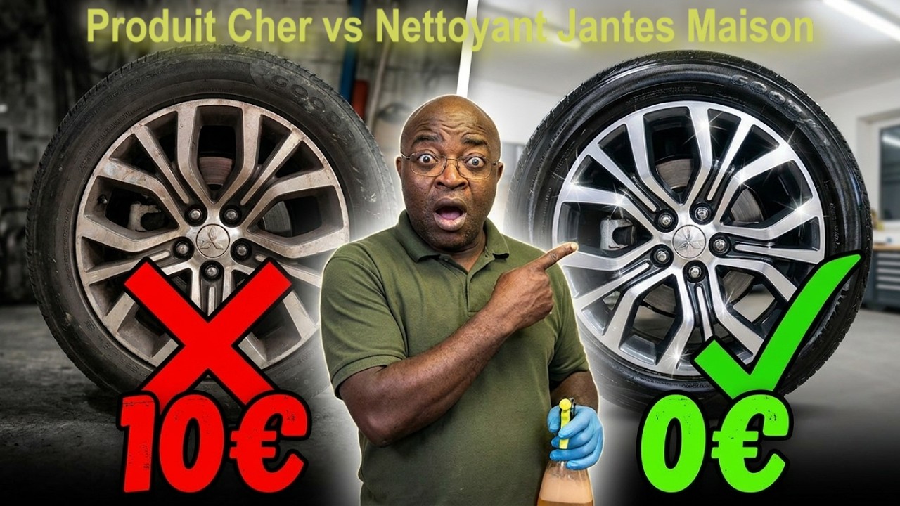 Nettoyant Jantes Maison vs Produit Cher : 0€ ou 10€ ? Test Complet 🚗✨