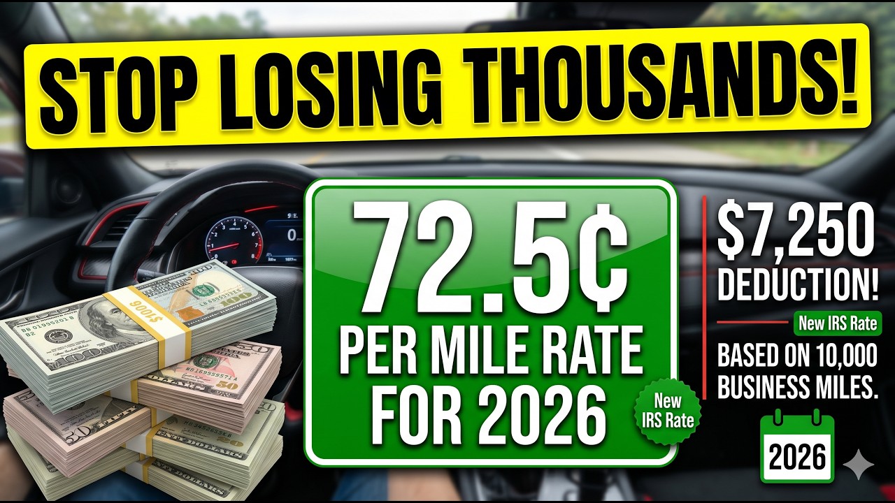 Stop Losing Thousands  The 2026 IRS Mileage Rule Explained
