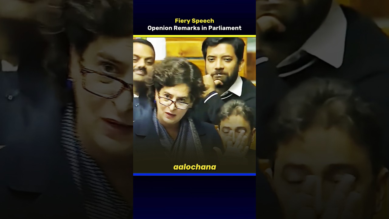 Priyanka Gandhi opening remarks in Parliament | Fiery Speech | Direct News