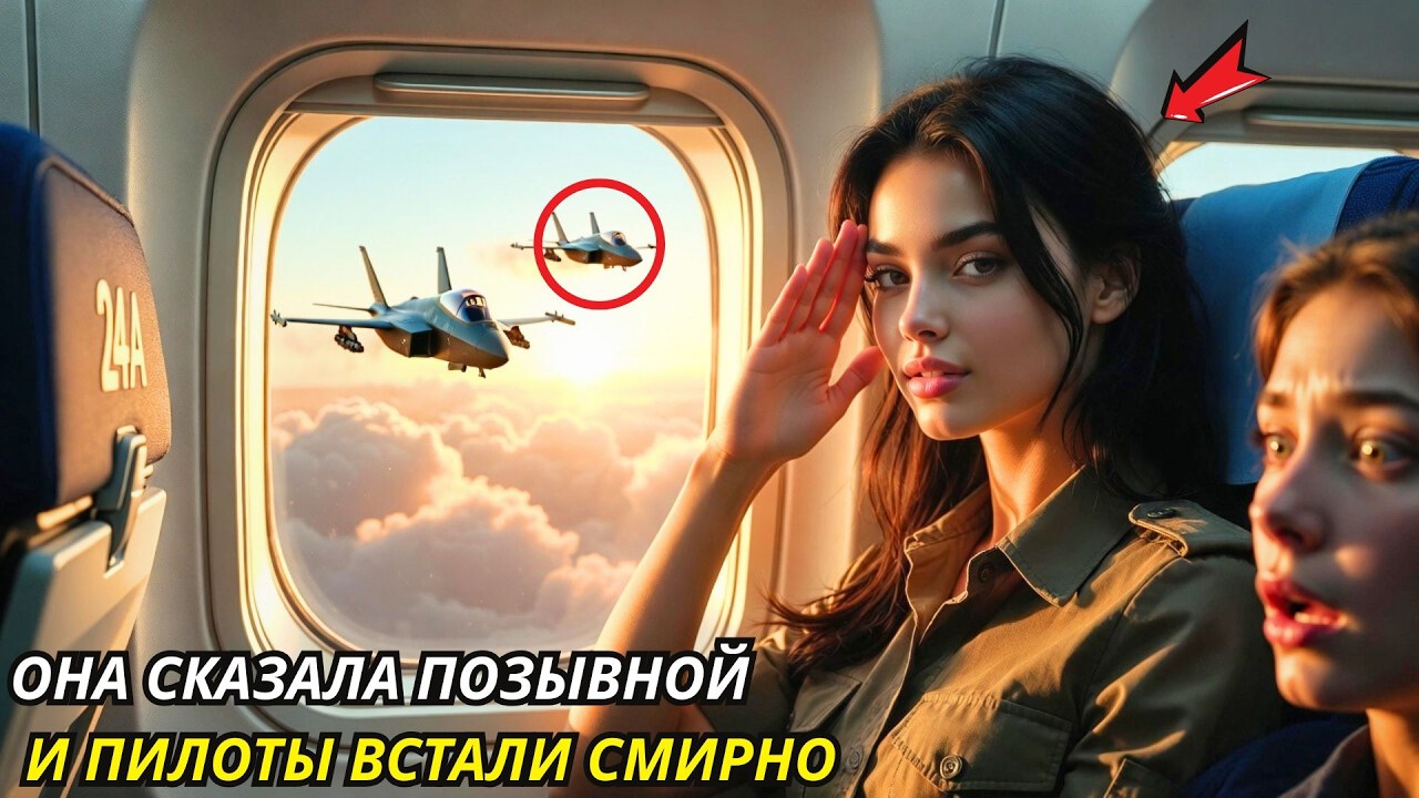 Она просто сидела в 24A, пока её позывной не услышали пилоты истребителей
