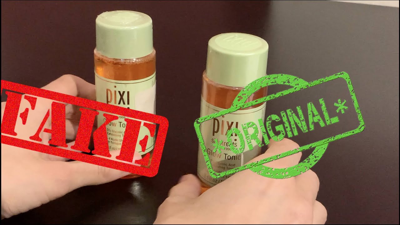 تونر بيكسي الاصلي والتقليد Pixi Glow Tonic Real vs Fake