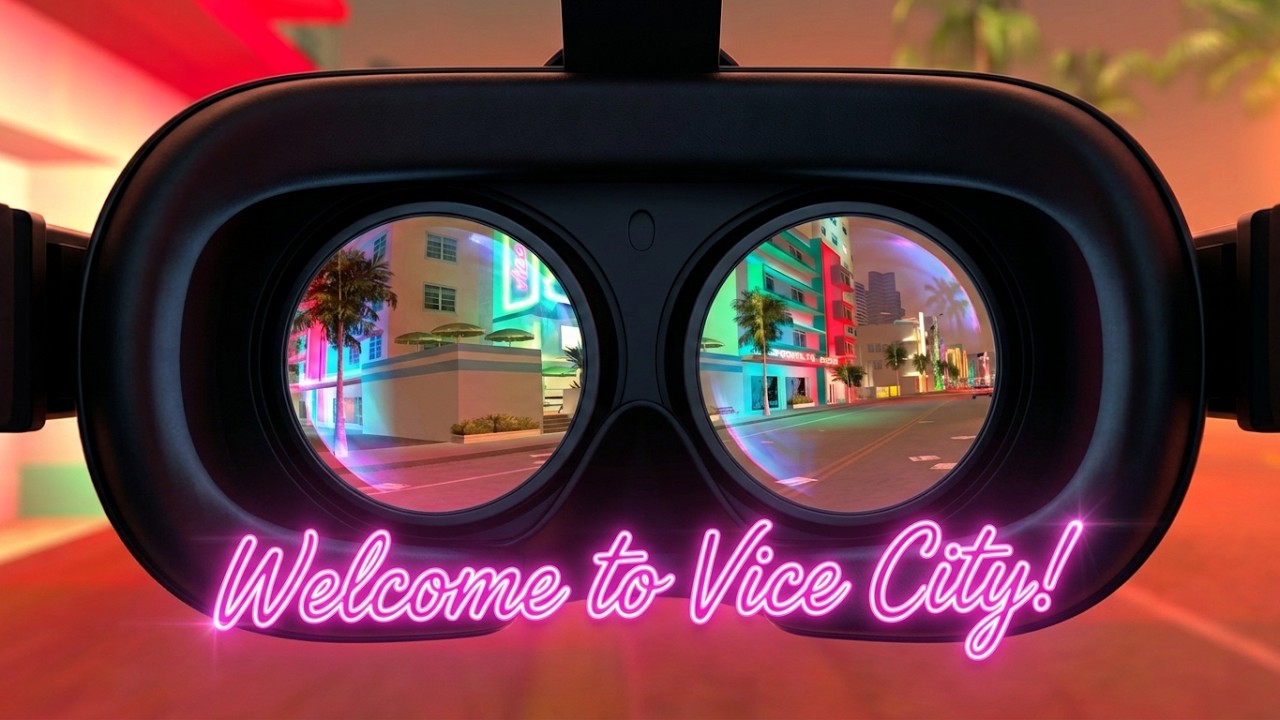 Grand Theft Auto: Vice City &mdash; VR-мод с поддержкой 6DOF-контроллеров движения