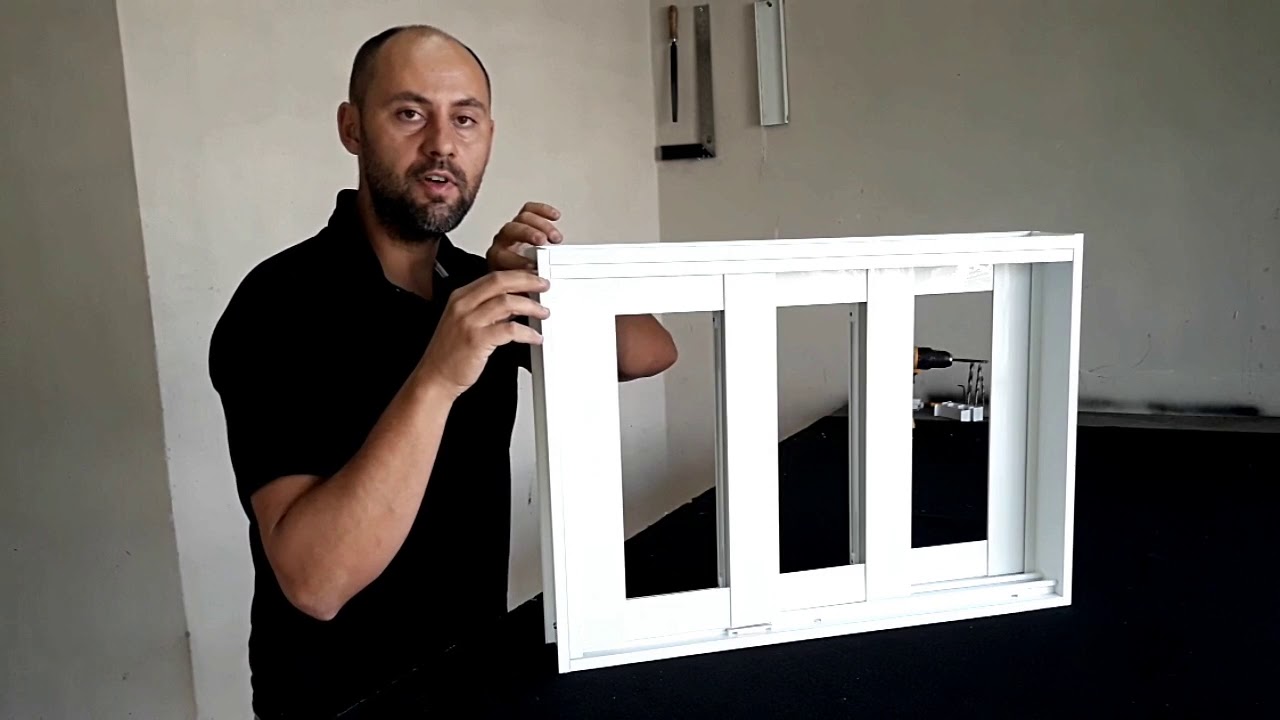 Janela três folhas sequenciais - Teste folhas no marco