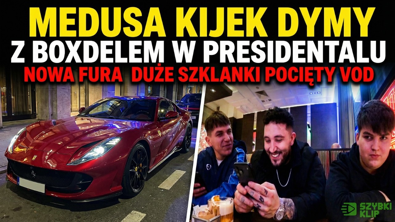 MEDUSA I KIJEK DYMY Z BOXDELEM W PRESIDENTALU | FT. GUZIK  2.5H KONTENTU