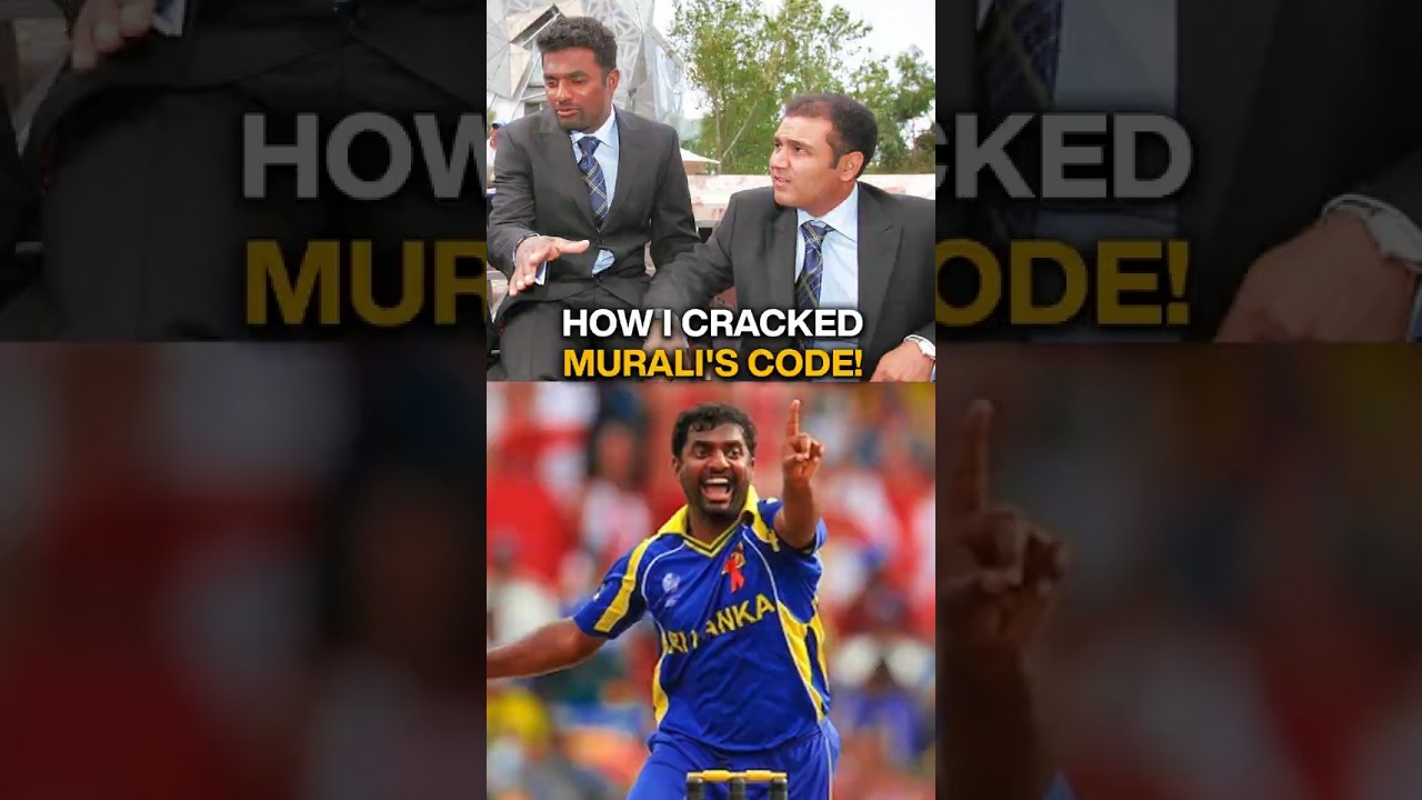 Sehwag's SECRET to Facing Muralitharan The Thumb Technique Nobody Knew!