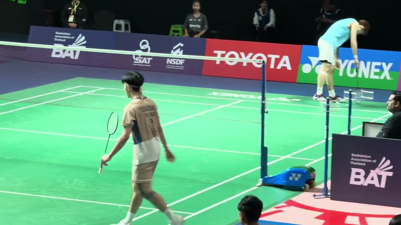 ✅P.Teerarats🇹🇭 🆚 TEH J.🇸🇬  Teerarat 2:0 #ThailandMasters2026 #MSRound16 