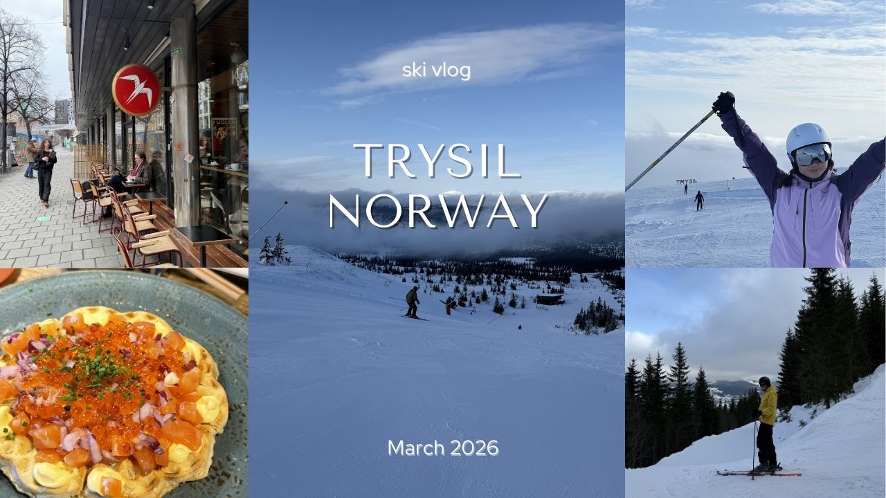 Ep. 32 First time ski in Norway| Ski trip in Trysil| One day in Oslo