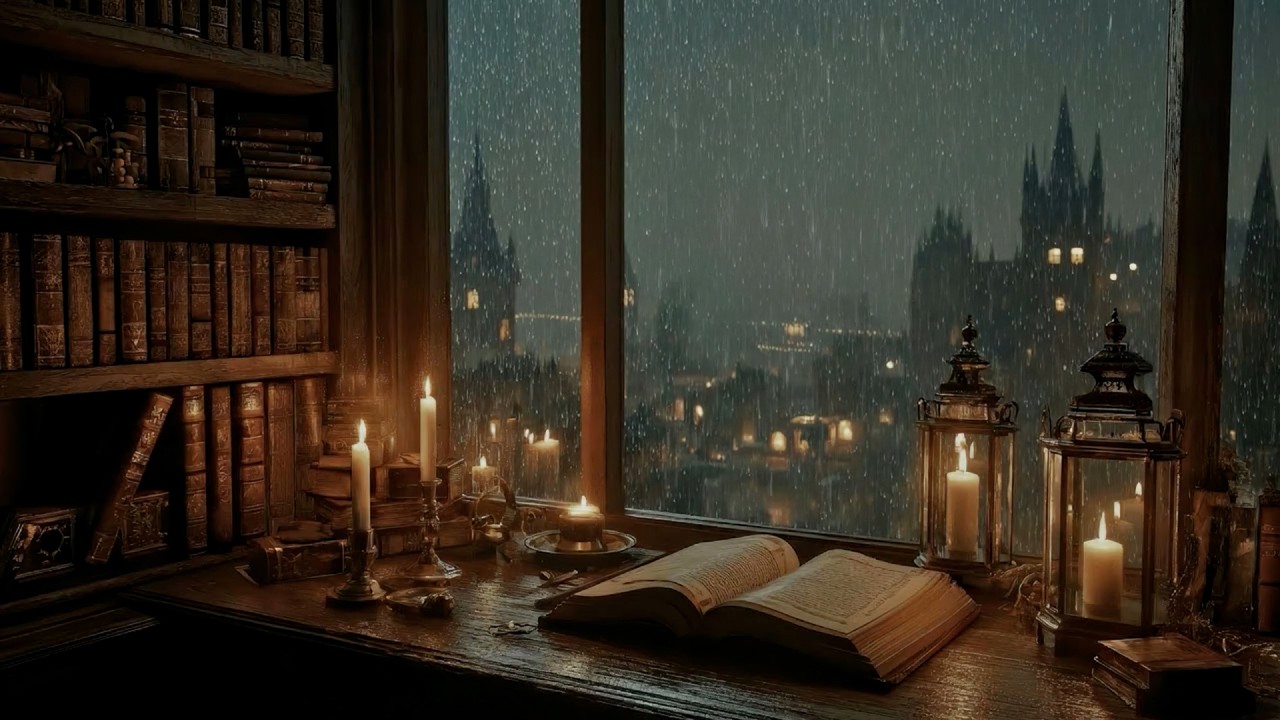 ℭ𝔬𝔫𝔳𝔢𝔯𝔰𝔞𝔱𝔦𝔬𝔫𝔰 𝔴𝔦𝔱𝔥 ℜ𝔞𝔦𝔫 ~ Dark Academia Classical Melancholic Piano to Transcend Time