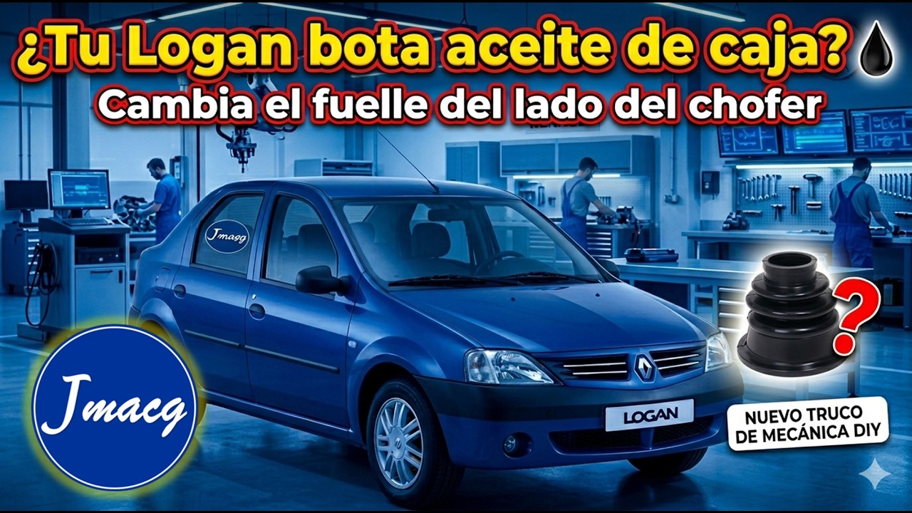 Remplazar Fuelle de Caja de Cambios Logan por bote de Aceite