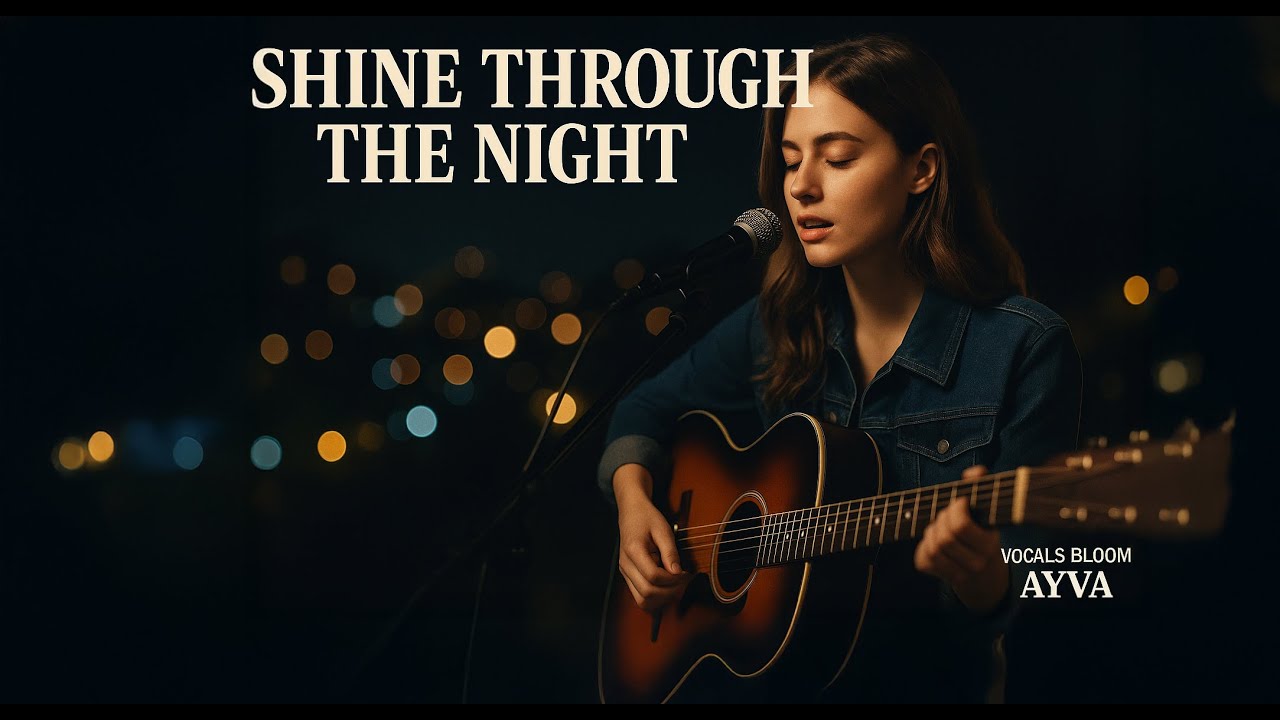 Shine Through the Night ✨ Vocals Bloom (Ayva Original) | Inspiring Pop Ballad of Strength & Hope