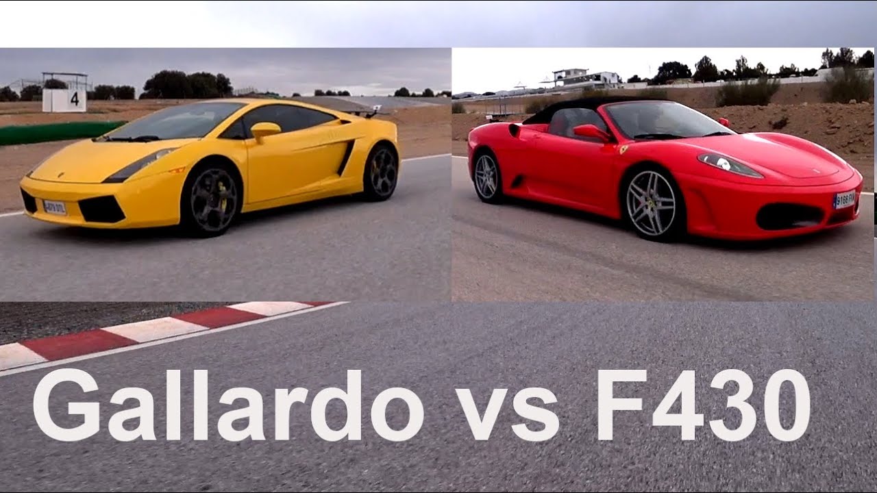 Gallardo and F430 take to the track - How do they compare? - Vlog 163