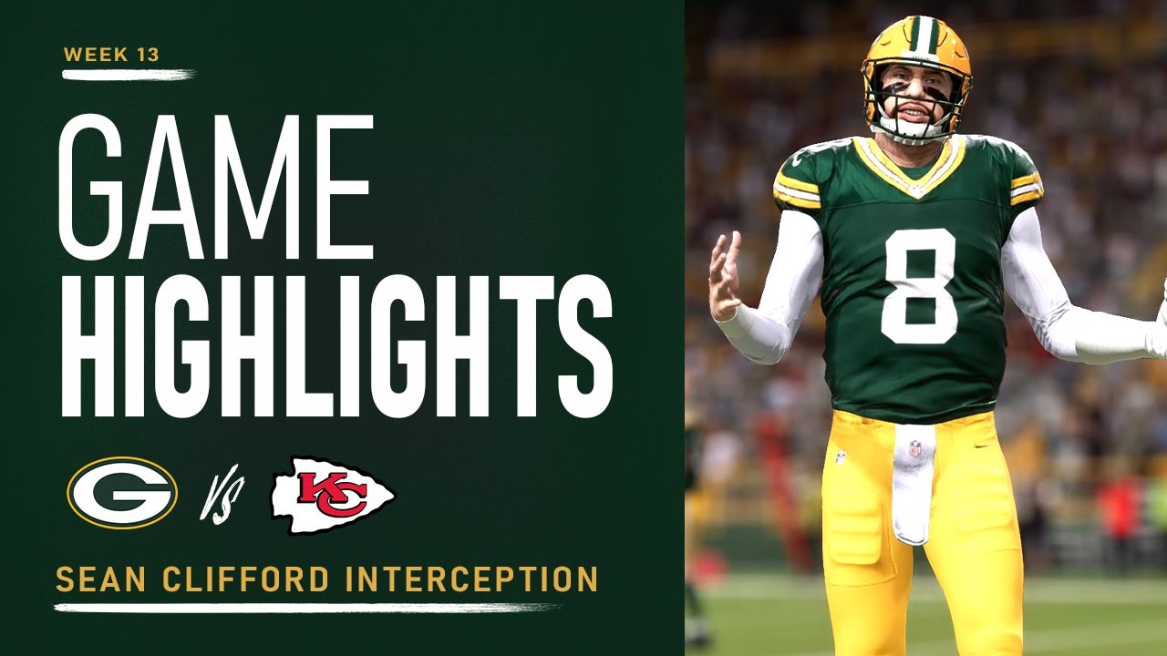 Game Highlight - Sean Clifford INT | Packers vs Chiefs - Week 13 | GM Takeover | Season 1