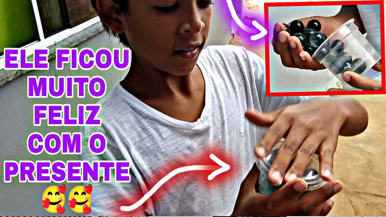 Dei várias gudes novas pro inscrito Davi e ele ficou sem palavras ☺️🥰