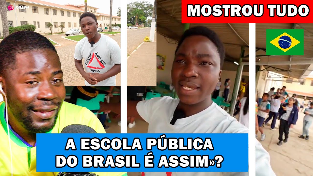 ELE MOSTROU COMO É UMA ESCOLA PÚBLICA DO BRASIL