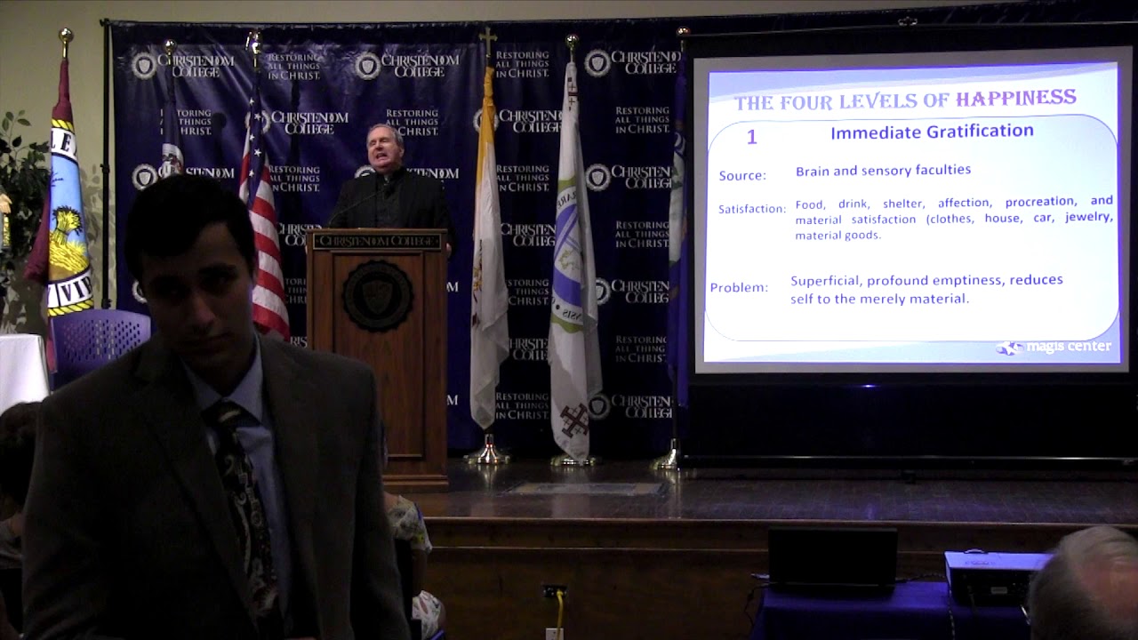 Fr  Robert Spitzer | Four Levels of Happiness