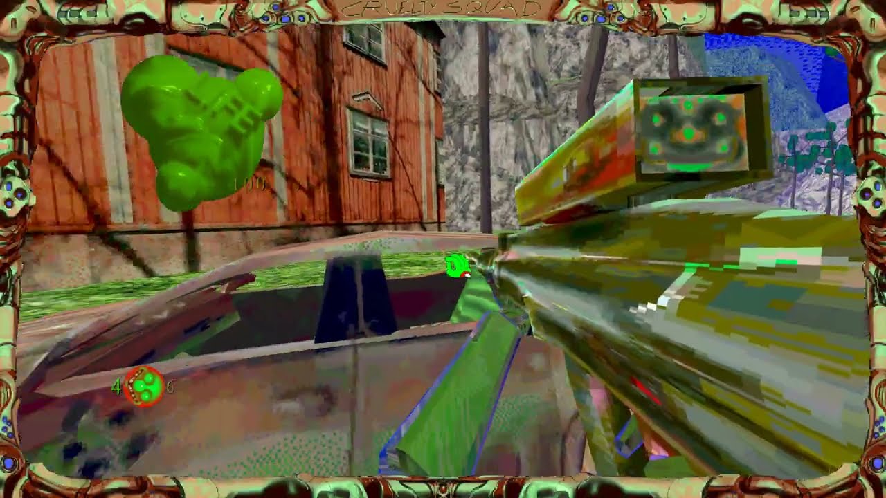 Cruelty Squad gameplay | House finish | Using Gun mouse