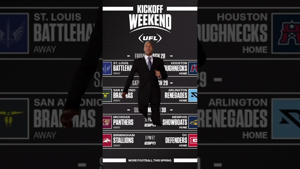 UFL Opening Weekend is finally here! #podcast #xfl #ufl #usfl #football