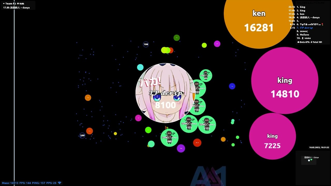 Agar.io | Mothership compilation